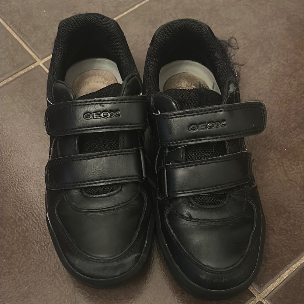 Geox Kids Black Sneakers